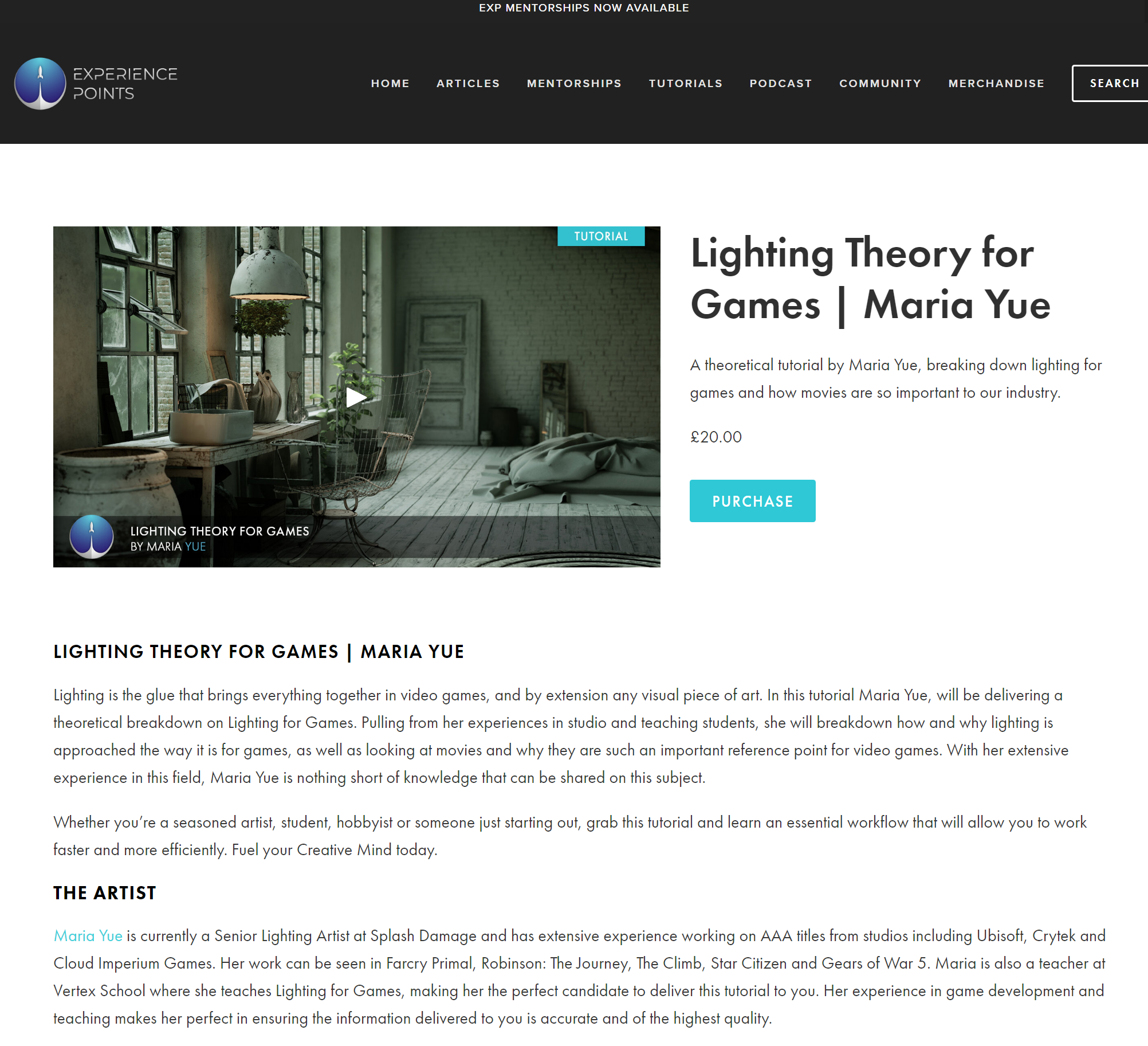 Lighting theory for games